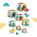 Miniatyrbillede 4 af 6: Stabelsøjle med dinosaurfigurer - Færdighedsspil - SES CREATIVE - Stabelsøjle med 3 dinosaurfigurer. Flerfärgad