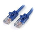 Pikkukuva 3 / 3: STARTECH 1m koukuton Cat5e UTP-verkkokaapeli - Anti-Snag RJ45 Ethernet-johto - M/M - sininen