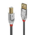 Pikkukuva 1 / 2: USB 2.0 tyypin A–B kaapeli - LINDY - Cromo Line - 0,5 m - Kaksoissuojattu - Kullatut koskettimet