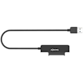 Miniatyrbillede 1 af 2: SATA til USB-A USB 3.0/USB 3.1 Gen1 adapter til 2,5" harddiske Sort - AISENS - ASE-25A03B