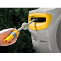 Miniatyrbillede 2 af 4: Vægmonteret automatisk slangetromle med 20 m slange - HOZELOCK - 24010000 Grå