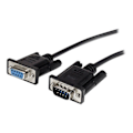 Miniatyrbillede 2 af 4: DB9 RS232 seriel kabel i direkte forbindelse - STARTECH - Seriel kabel forlænger - Sort