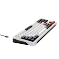 Miniatyrbillede 3 af 6: Spilkeyboard med RGB-lys 1,8 m, 200 mA - Havit (KB902L) - Sort/Hvid/Rød