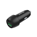 Pikkukuva 1 / 4: UNITEK Tulostuslaitteen autolaturi 2-porttinen - USB-C PD ja USB QC3.0 38W