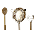 Miniatyrbillede 3 af 3: Cocktailboks i rustfrit stål og marmor DKD Home Decor guld/silver