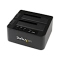 Pikkukuva 3 / 4: Kaksoiskopioija ja Telakka - STARTECH - SDOCK2U33RE - eSATA/USB 3.0 - Musta - 2,5/3,5 tuumaa