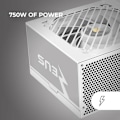 Miniatyrbillede 2 af 2: Alimentering ATX - MARS GAMING - MPZE750SI - 750W - 80 Plus Silver - 10 Års Garanti