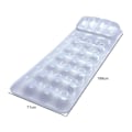 Miniatyrbillede 3 af 6: Swimming pool air mattress - BESTWAY - Grey grå