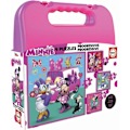 Miniatyrbillede 1 af 2: 4 progressive puslespil - EDUCA - Minnie & The Happy Helpers Progressive Puslespil Case (12-16-20-25) Flerfärgad