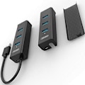 Pikkukuva 4 / 4: Unitek Y-3089 Hub 4 Porttia USB 3.0 Musta