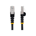 Pikkukuva 2 / 3: STARTECH 50 cm LSZH CAT6a Ethernet-kaapeli - musta - NLBK-50C-CAT6A-PATCH