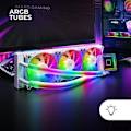 Miniatyrbillede 2 af 2: Mars Gaming ML-ULTRA360, professionel CPU væskekøling, TDP 650W, Infinity Mirror, 3x FDB ARGB fans