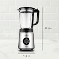 Miniatyrbillede 2 af 2: Multifunktionel Mixeur - UFESA - Rock Crystal - 1800W - Glaskande 1,75L - 6 Blade i Rustfrit Stål