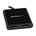 Pikkukuva 3 / 3: Hub MST USB-C - STARTECH - 2x DisplayPort - Ultra HD 4K - Yhteensopiva Thunderbolt 3 - Musta