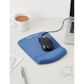 Miniatyrbild 2 av 3: Fellowes PlushTouch musmatta med handledsstöd blå