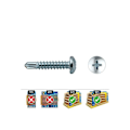 Miniatyrbillede 2 af 2: Bore - GENERISK - Din 7504n 4,8x45 Zink - Med ledning - Metal