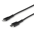 Pikkukuva 1 / 5: USB Type-C - Lightning-kaapeli - STARTECH - 1 m - MFi-sertifioitu - Musta - Lataus ja tiedonsiirto