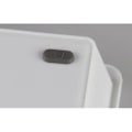 Pikkukuva 2 / 2: M-Home | Laatikon järjestäjä | Bi-Material valkoinen muovi ja harmaa silikoni | 17,2 x 17,2 x 5,3 cm | AVARUUSJÄRJESTELMÄ | PLS251 Vit grå