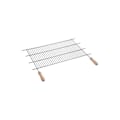 Miniatyrbillede 2 af 2: Barbecue i Zink - GENERISK - Sauvique 70x40cm - Træ - Metal