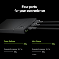 Miniatyrbillede 3 af 4: Power Bank GC Green Cell PowerPlay10S 10000mAh med hurtig opladning 2x USB Ultra Charge og 2x USB-C Power Delivery 18W