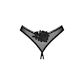 Miniatyrbild 2 av 4: Obsessive - Latinesa Open Thong - Svart M/L Svart XS/S