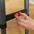Miniatyrbillede 3 af 4: Levetid - Rektangulært klapbord 122cm justerbart til 3 højder til 4 personer