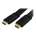 Pikkukuva 2 / 2: Ultra HD 4K x 2K High Speed HDMI litteä kaapeli Ethernetillä - STARTECH - 5 m - Suojattu - Musta
