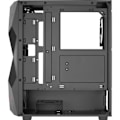 Miniatyrbild 6 av 6: PC-fodral - AEROCOOL - Volcan G v1 (svart) - Medium tower - ATX-format - Utan strömförsörjning