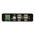 Miniatyrbillede 2 af 3: 4-Port Industrial USB 2.0 Hub - STARTECH - Væg-/DIN-skinnemontering