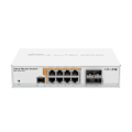 Pikkukuva 2 / 4: MIKROTIK CRS112-8P-4S-IN Gigabit Ethernet -verkkokytkin - 8 RJ-45-porttia, 4 SFP-moduulia, PoE