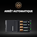 Miniatyrbillede 6 af 6: Duracell batterioplader 45min oplader til 4 AA/AAA batterier