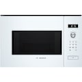 Miniatyrbillede 1 af 5: Bosch Serie 6 BFL524MW0, Indbygget, Grillmikroovn, 20 L, 800 W, Rotary, Touch, Hvid