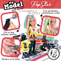Miniatyrbillede 4 af 6: Sammelbar bevægelig dukke EDUCA - Mit modeldukke design Pop Star - Rød - Til piger fra 8 år og opefter Flerfärgad