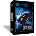 Miniatyrbild 1 av 2: TALIUS Zero programmerbar spelmus - Avago 3050 sensor - 4000dpi - LED-belysning - 4 vikter