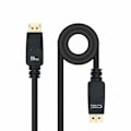 Miniatyrbillede 2 af 3: DISPLAYPORT 1.4 KABEL - NANO KABEL - 3,0 meter - Opløsning op til 8K ved 60 Hz - HDR-kompatibel - Sort