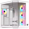 Miniatyrbillede 1 af 2: PC taske - NFORTEC - Pulsar - ATX - Hærdet glas - 4 A-RGB fans