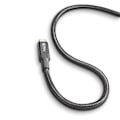 Miniatyrbild 3 av 6: NGS KNOT 65W-3: USB-C till USB-C-kabel på 3 m för snabb laddning av enheter upp till 65 W. Hög kompatibilitet. Svart.