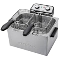 Miniatyrbillede 3 af 4: Dobbelt frituregryde - PROFICOOK - PC-FR 1038 - 3000 W - 5 L - Sølv Pengar