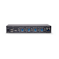 Miniatyrbillede 2 af 4: - StarTech.com - StarTech.com 4-Port KM Switch med Mouse Roaming, USB Switch til Tastatur/Mus, 3,5mm og USB Audio, Periferienheder