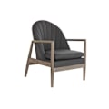 Miniatyrbillede 1 af 4: Thyann Seat Gran Polyester Mørkegrå Moderne (67 x 70 x 89 cm)