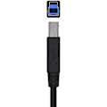 Pikkukuva 2 / 2: AISENS A105-0444 USB 3.0 -tulostinkaapeli tyyppi A/M-B/M, musta, 2,0 m