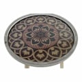 Miniatyrbillede 3 af 3: Sidebord Thyann Natural Black MDF Colonial (40 x 40 x 41 cm)