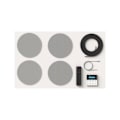 Miniatyrbillede 6 af 6: FONESTAR KS-WALL 4 Højttalere - Bluetooth USB FM AUX - Sort - Forstærker - 25 Watt - 4 Højttalere