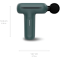 Pikkukuva 2 / 6: Masseeraud - MEDISANA MG 200 - 5 iskun tasoa - 5 V - 50 dB - Harmaa / Vihreä Grågrön
