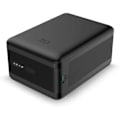 Miniatyrbillede 1 af 2: Powerbank Ksix Mini Lithium Polymer 10.000 mAh 10 W USB-A til USB-C-kabel medfølger samtidig opladning Sort (Nano, 30.000 mAh) Svart