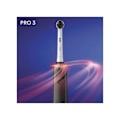 Miniatyrbild 3 av 6: Elektrisk tandborste - Oral-B - Series Pro 3 3000 - Svart - 3 borstlägen - 360° tryckkontroll Svart