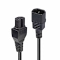Pikkukuva 3 / 3: Lindy Hot Condition Tyyppi Virranjatkokaapeli IEC 60320 C14 - IEC 60320 C15 2 m Valettu musta