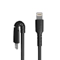 Pikkukuva 5 / 5: USB Type-C - Lightning-kaapeli - STARTECH - 1 m - MFi-sertifioitu - Musta - Lataus ja tiedonsiirto
