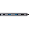 Pikkukuva 2 / 3: USB Hub - Startech - DKT31CHPDL - 3 Porttia - Musta Väri - Ethernet RJ-45