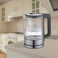 Miniatyrbillede 2 af 3: Trådløs elektrisk kedel MAESTRO MR-053 1.7L glas og rustfrit stål belyst 2200W